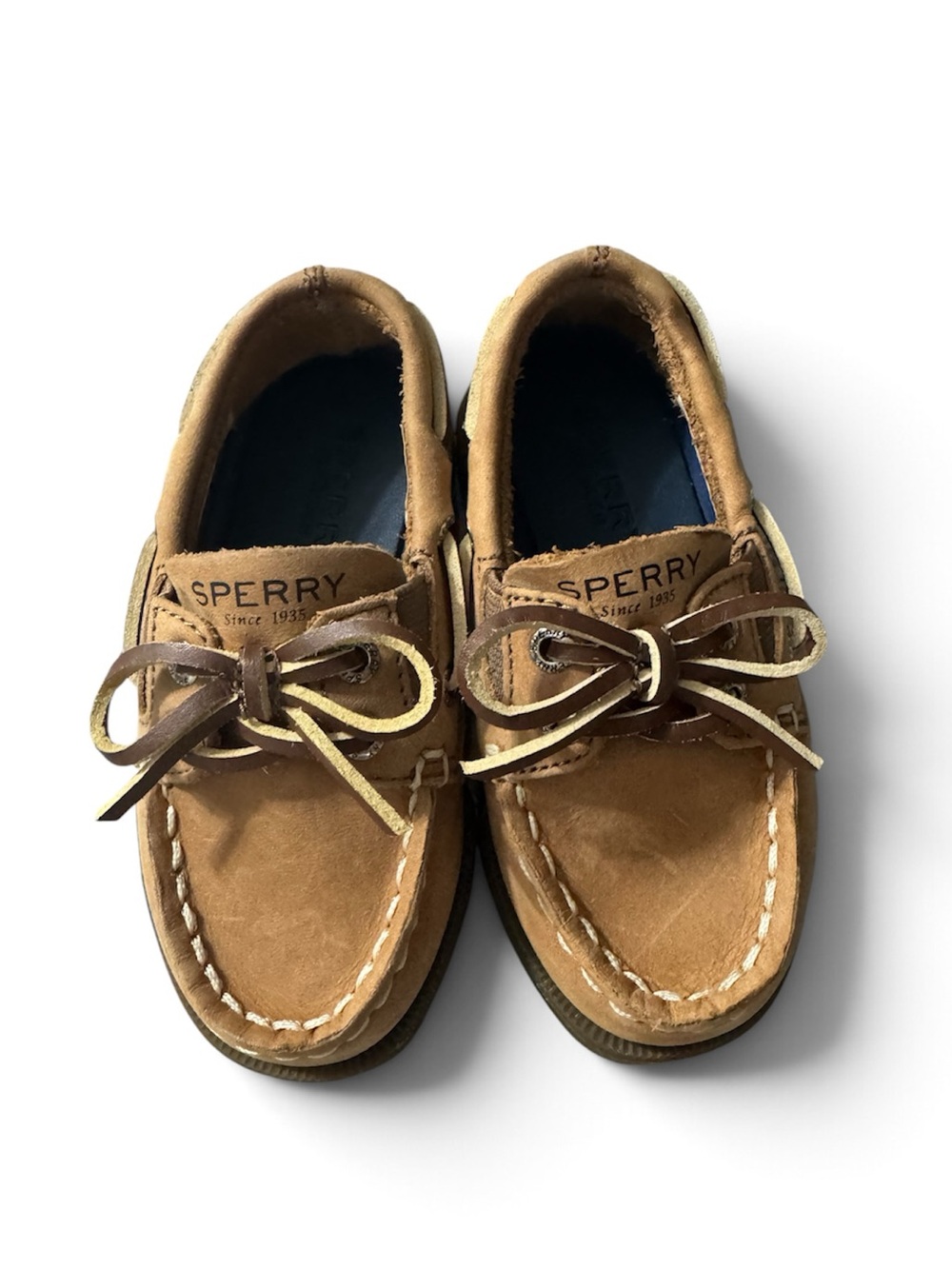 Sperry Top-Sider toddler Brown Boat Shoes -size 7